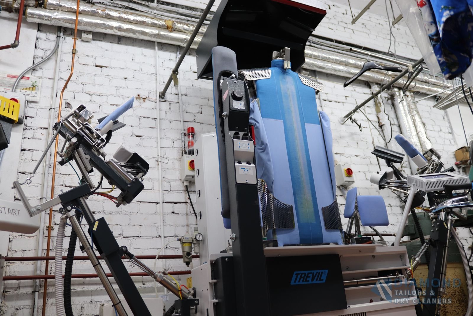 Shirt press on the premises at Diamond TDC